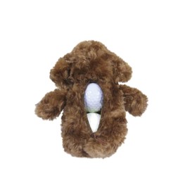 Cute Selling Pouch Toy Poodle Golf Ball Pouch Brown H0036