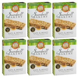 Sunbelt Bakery Oats & Honey Chewy Granola Bars, 60-1.0 OZ Bars (6 Boxes)