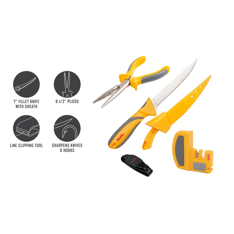 SMITH'S REGALRIVER 51409 5 PC Fishing Combo Yellow