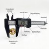 jj-shop24 Digital Caliper, Calliper Gauge, 0-150 mm, Digital LCD Display,