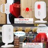GREENCYCLE Wireless Motion Sensor Detector Alarm, Home Security Business Alert,
