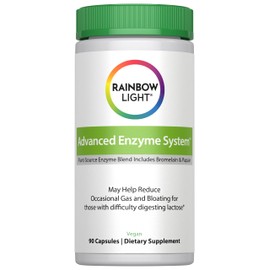 Rainbow Light Advanced Enzyme System Capsules, 90 Count