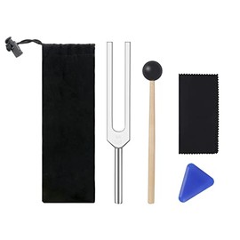 Soulmate 528 Hz Tuning Fork with Silicone Hammer Chakra Tuner for DNA Repair Tuning Forks for Healing Musical Instrument Medical Sound Clinical Grade Nerve/Sensory Tuning Fork
