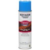 Rust-Oleum M1400 Construction Marking Caution Blue Gloss 17 OZ. Spray
