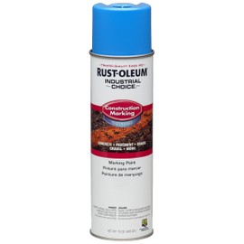 Rust-Oleum M1400 Construction Marking Caution Blue Gloss 17 OZ. Spray