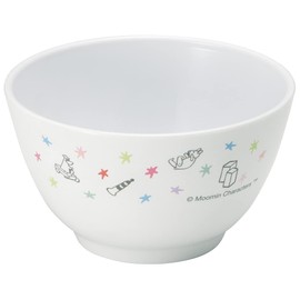 Skater XP13AG-A Dishwasher Safe Rice Bowl, Silver Ion Ag+ Antibacterial, 9.1 fl oz (270 ml), Rice, Moomin Star, Made in Japan
