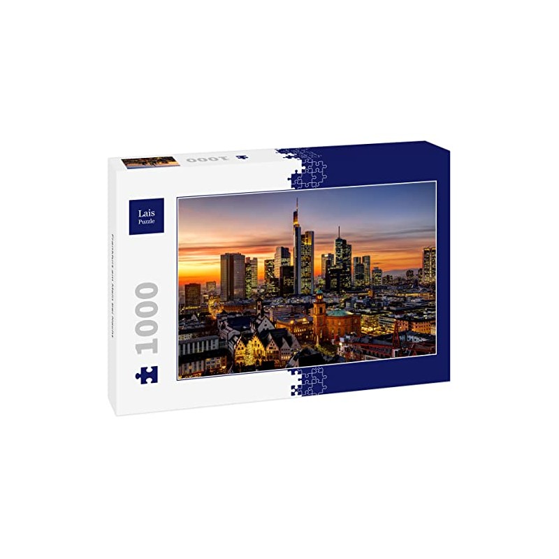 Lais Puzzle Frankfurt am Main at Night 1000 Pieces