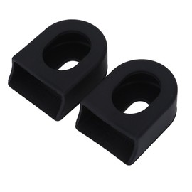 Ejoyous Bicycle Crank Protector, 1 Pair 2 Pieces Bicycle Crank Protector Crank Arm Protection Crank Arm Protection Crank Arm Protective Cover Crankset for Road Bikes Bicycle (Black)