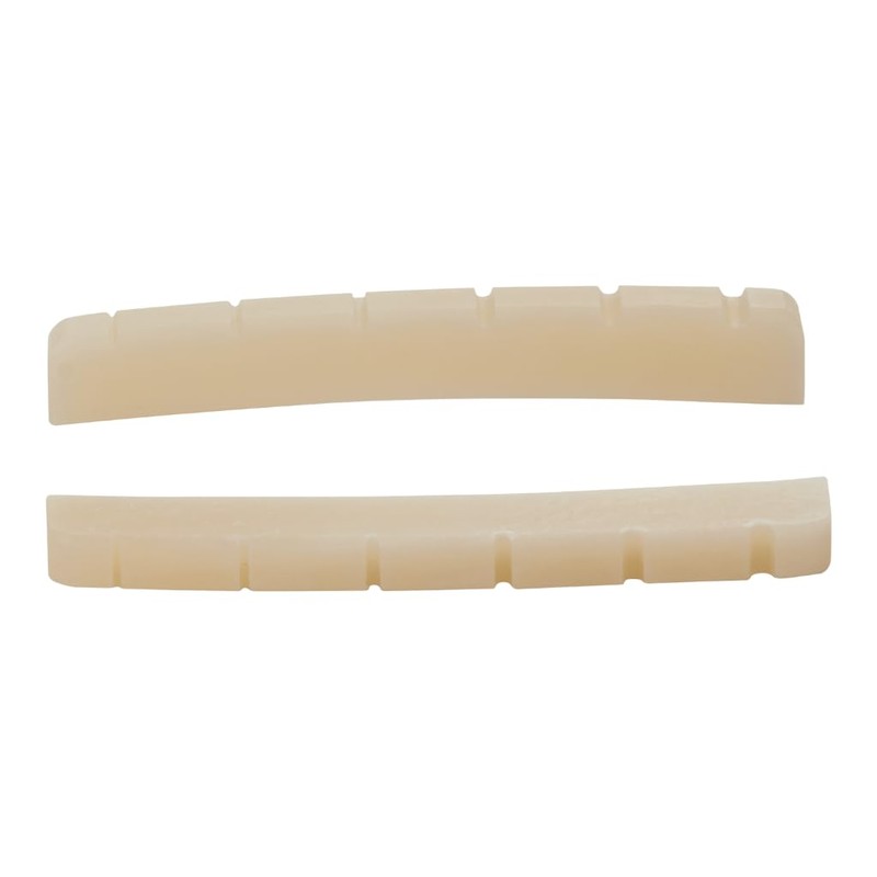 KAISH 2pcs Curved Bottom 7.25" Radius True Bone Nut Unbleached
