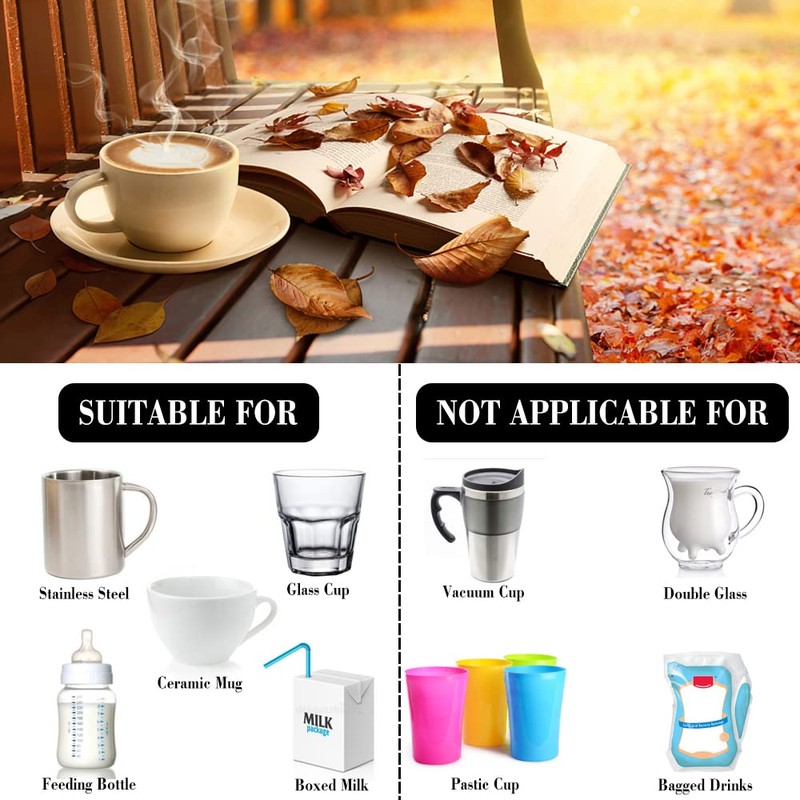 HASAIKA Cup Warmer, Home and Office Drink Warmer with 3
