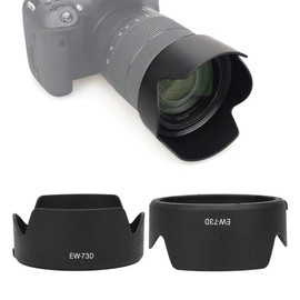 Dpofirs EW-73D Lens Hood for EF-S 18-135mm f/3.5-5.6 IS USM Cameras, Lens Shade Hood for Camera Lenses, Light Proof Lens Hood for Backlight Photography