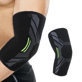 Thapncow Tennis Elbow Bandage, Elastic Compression Bandage, Bandage for Tennis Elbow, Elbow Bandages Men and Women, Fitness, Outdoor Sports