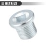 Motoforti Oil Drain Plug Screw,for Citroen C3 2003-2010, Silver Tone,