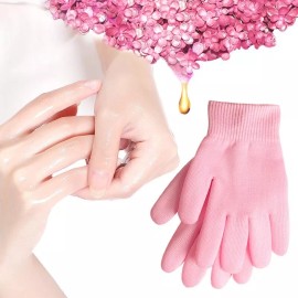 Gouwu Guantes De Gel Para Spa, Hidratante Blanqueadora, Exfoliante