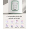 GROWNSY Baby Bottle Warmer, 8-in-1 Fast Baby Milk Warmer with