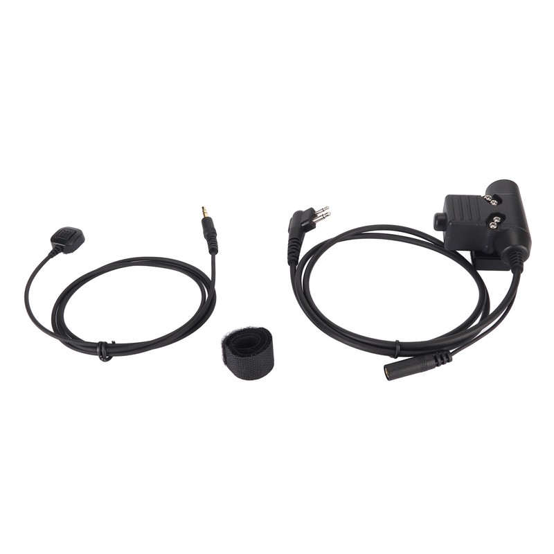 U94 PTT Adapter Push to Talk Button Walkie Talkie Military