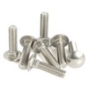 3/8-16 x 4 Carriage Bolts, Stainless Steel 18-8 (304), Round