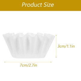 Ciieeo 50pcs Heat-Resistant Wax Melt Liners Tray Leakproof for Electric Wax Warmers Fragrances