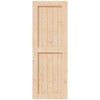 EaseLife 28in x 84in Sliding Barn Wood Door,Interior Doors,DIY Assemblely,Solid