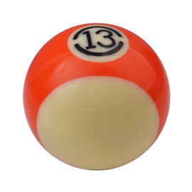 Mavota Pool Ball Shifter Gear Knob Orange 13 Gear Stick Shifter Knob Round Billiard Ball Shifting Lever Handle Fit Most Automatic Manual Car Tuck Transmission Vehicle, W01A13, Orange 13