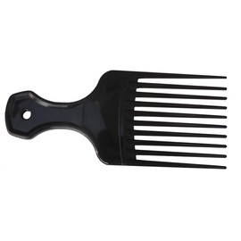 Medline Adult Hair Pick Combs, 5.125" x 2.25", Black, Ideal for Thick and Curly Hair, Pack of 144
