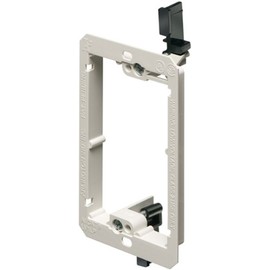 Arlington LV1LP 1-Gang Low-Profile Low-Voltage Mounting Bracket Non-Metallic, 10-Pack