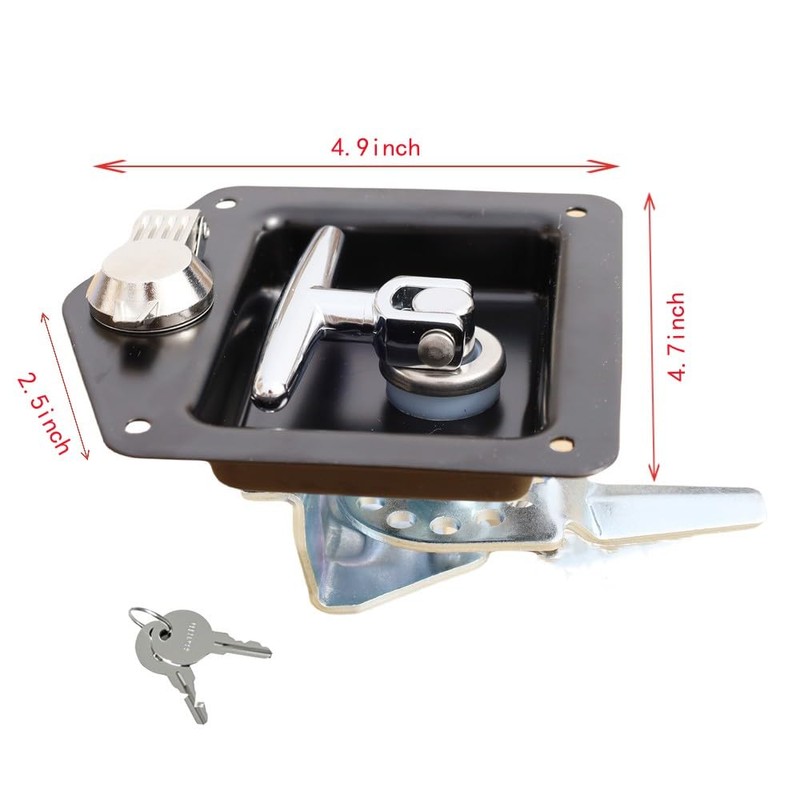 T Handle Latch Rv Truck Door Tool Box Lock Replacement