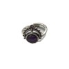 VIE Vintage Bali Sphere Ring, Amethyst