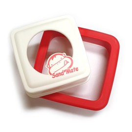 DEAD SKIN Sandwich Toast Cutter and Sealer Bread Sandwich Decruster Mold Pancake Maker Cookies Fruits Vegetables Shaped Cutters Lunch Bento Box Red