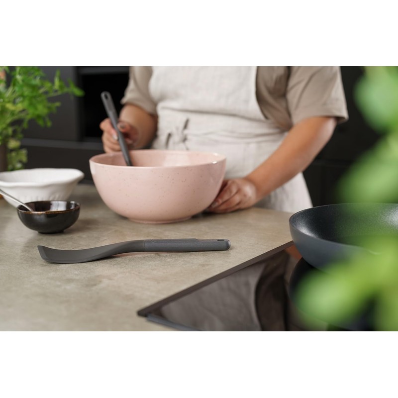 Zyliss E980236 Easy Lift Turner, Sustainable Wheatstraw/Silicone, Spatula for Cooking,