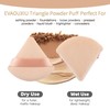 2 Pcs EVAOUXIU Triangle Powder Puff for Face Powder, Soft