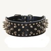 Haoyueer Leather Spiked Studded Medium & Large Dog Collars, Harnesses