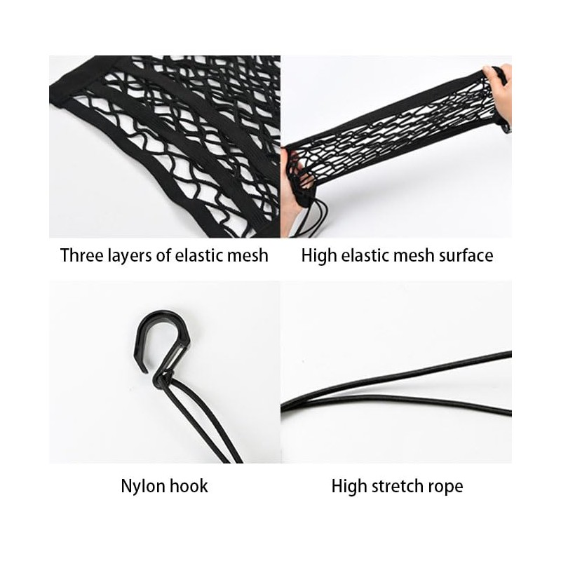 CHENGZI Car Seat Storage Mesh Pockets Storage Bag