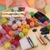 Needle Felting Kit, 72 Colours Felt Wool Roving, Needle Felting