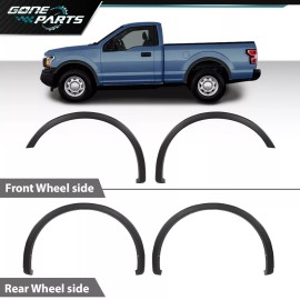 goneparts Fit For 2018-2020 Ford F150 F-150 Factory Style Fender Flares Black Cover