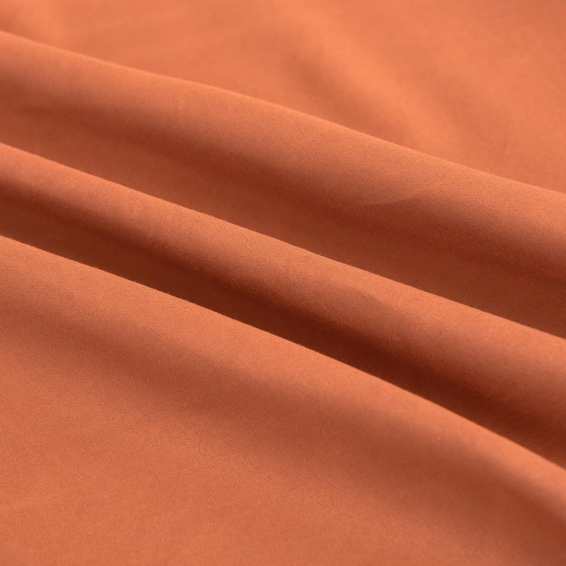 Terracotta Bed Skirt - King Size, 12 Inch Drop, Ruffled