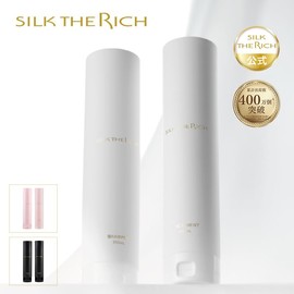 Silk The Rich Shampoo and Treatment Set, White, Refill/White, Miku Asakura, Moisture & Repair 7.4 fl oz (220 ml)