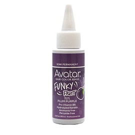 Avatar Funky Fruit Semi-permanent Hair Color Rinse 2.8 oz Plum Purple