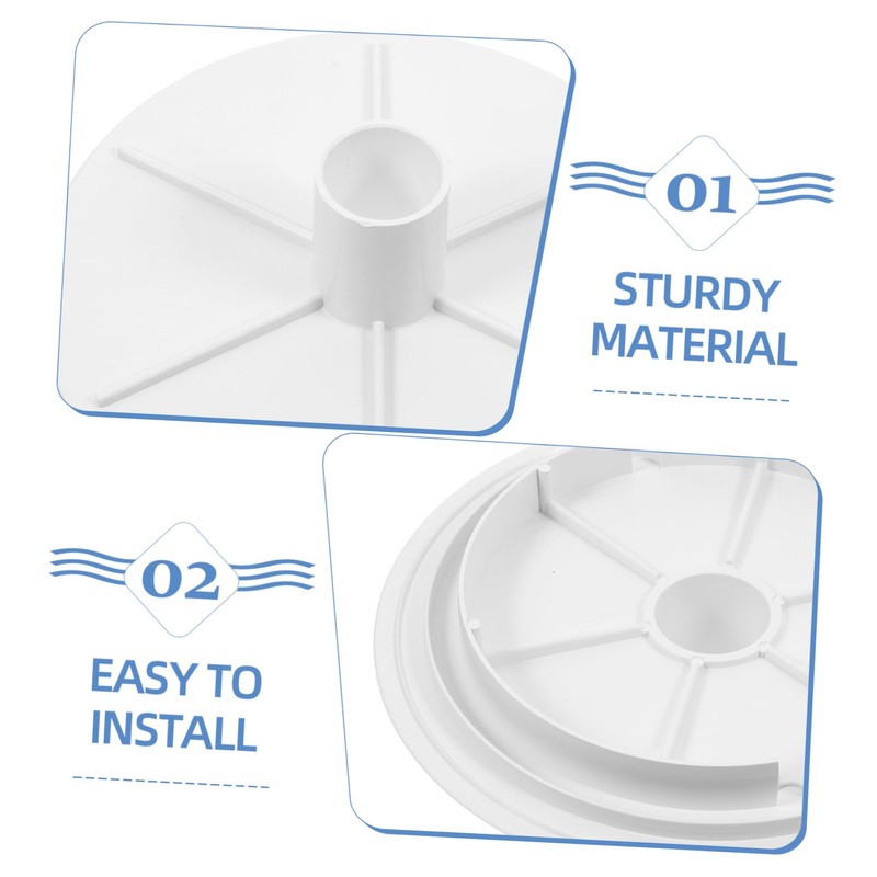 Kisangel Pool Skimmer Cover Plate Skimmer Adapter for Above Ground
