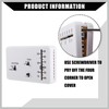 RATCHROLL RV Analog Control Heating/Cooling Thermostat Kit for Campers Motorhome/for