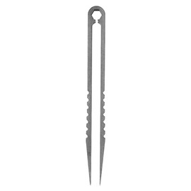Watris Veiyi Mini Tweezers, EDC Titanium Tweezer, Portable Outdoor Tweezers, Multifunctional, with Non-Slip Handle, for Camping, Outdoor, Travel, Electronics (83 mm) (Grey)