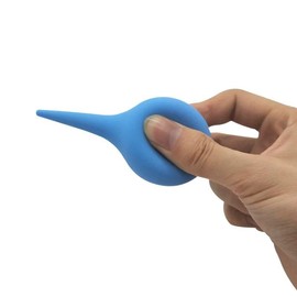 60ml Hand Bulb Ear Syringe, Soft Reusable Rubber Suction Ear Bulb Syringe Ball, Baby Ear Cleaning Bulb, Ear Washing Squeeze Bulb for Kids, Adults, Pets