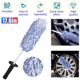 Car Wheel Brush Rims Tire Seat Engine Wash Cleaning Kit Auto Detailing Tool US