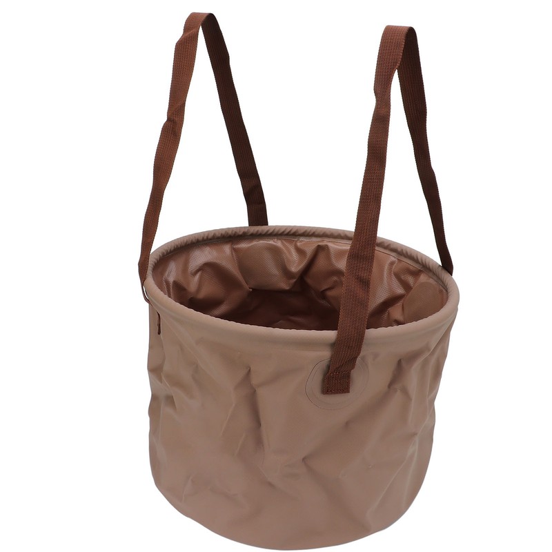Collapsible Bucket Wear Resistant Space Saving Portable Folding Bucket for