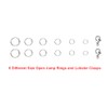 EuTengHao 1504pcs Open Jump Ring and Lobster Clasps Kit Include