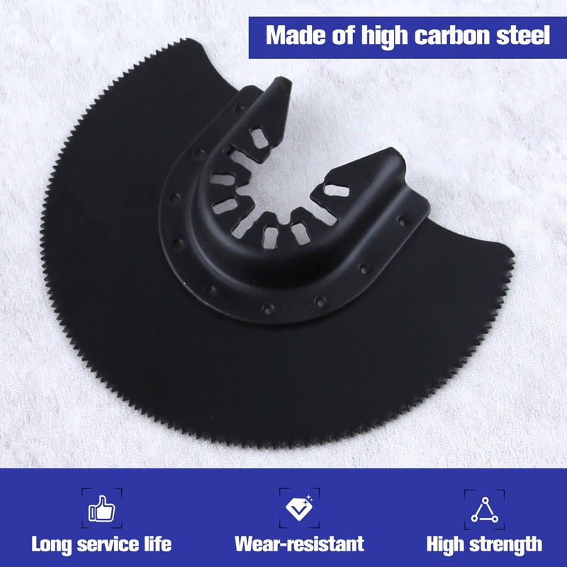 GOLD DEER 5 Piece Set Half-Circular Saw Blade, Multi-Tool, Replacement