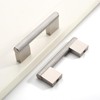 Coinkoly 10 Pack 3"(76mm) Brushed Satin Nickel Cabinet Pulls Knurled