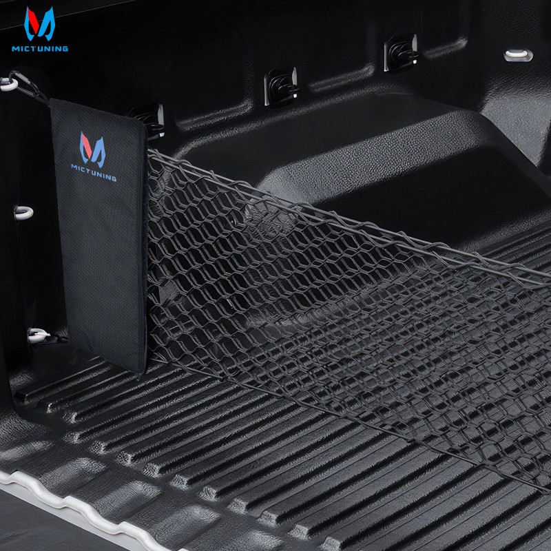 MICTUNING Elastic Truck Bed Cargo Net Storage Mesh Bag For