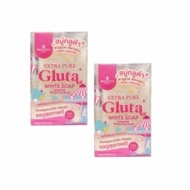 Precious Skin Thailand 2 Bars Precious Skin Thailand Extra Pure Gluta White Soap (80g each)