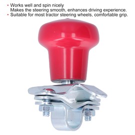 Majatou Handle Assister Spin Knob, Steering Wheel Assist, Automobile Tractor Universal Steering Wheel Rotator Heavy Duty Power Assist Knob